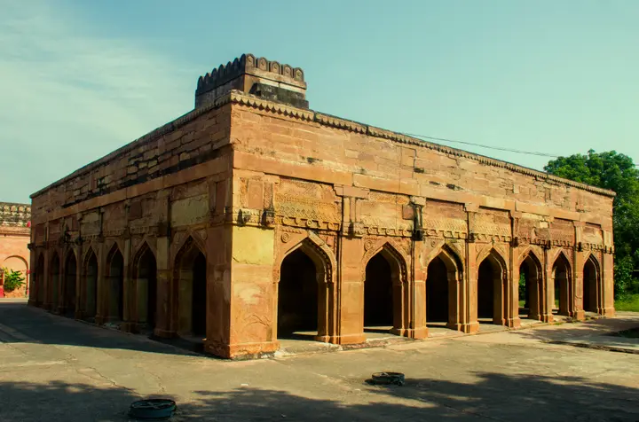 Sonwa Mandap, a carved pavilion inside Chunar Fort