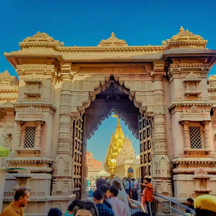 Ganga Dwar, the riverside gateway of the Kashi Vishwanath corridor